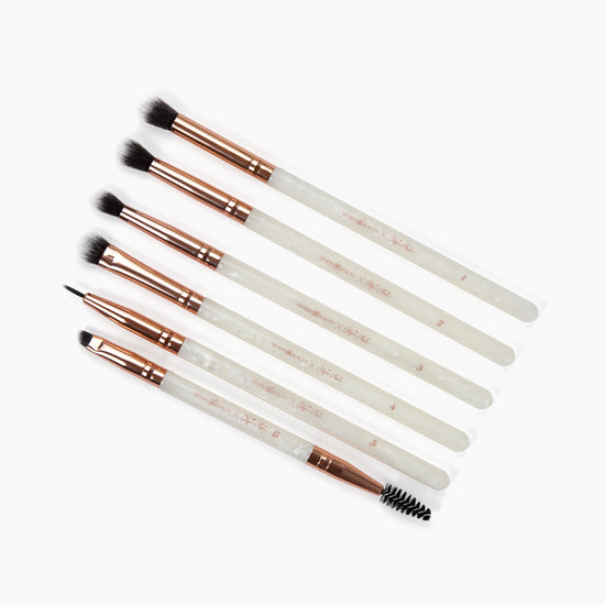 Celestial by Alycia Marie - 6-teiliges Pinselset mit Kosmetiktasche